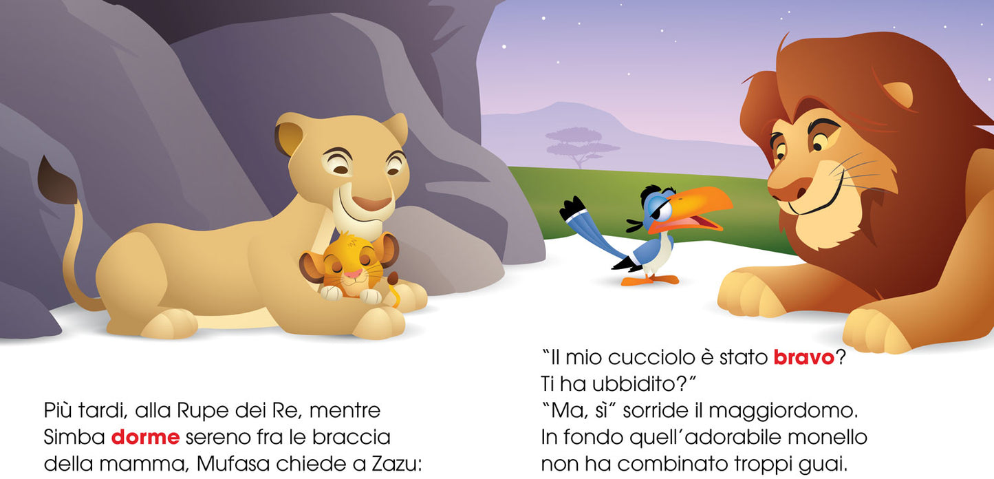 Simba Non vuole ascoltare Storie per diventare grandi