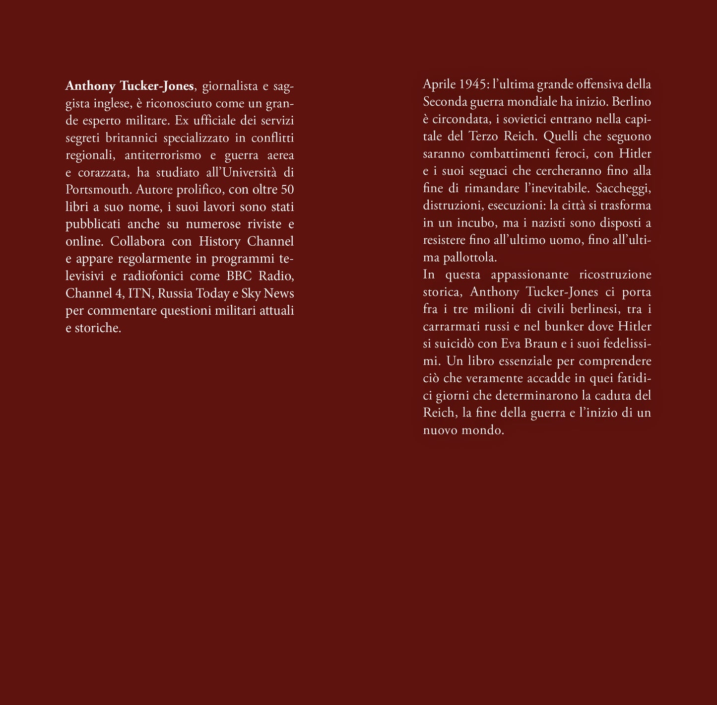 La caduta di Berlino::Gli ultimi giorni di un regime infernale