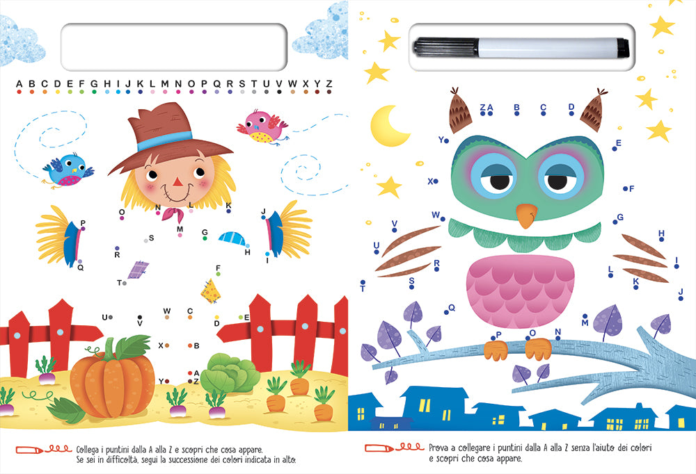 Imparo le lettere e le parole con il libro lavagna