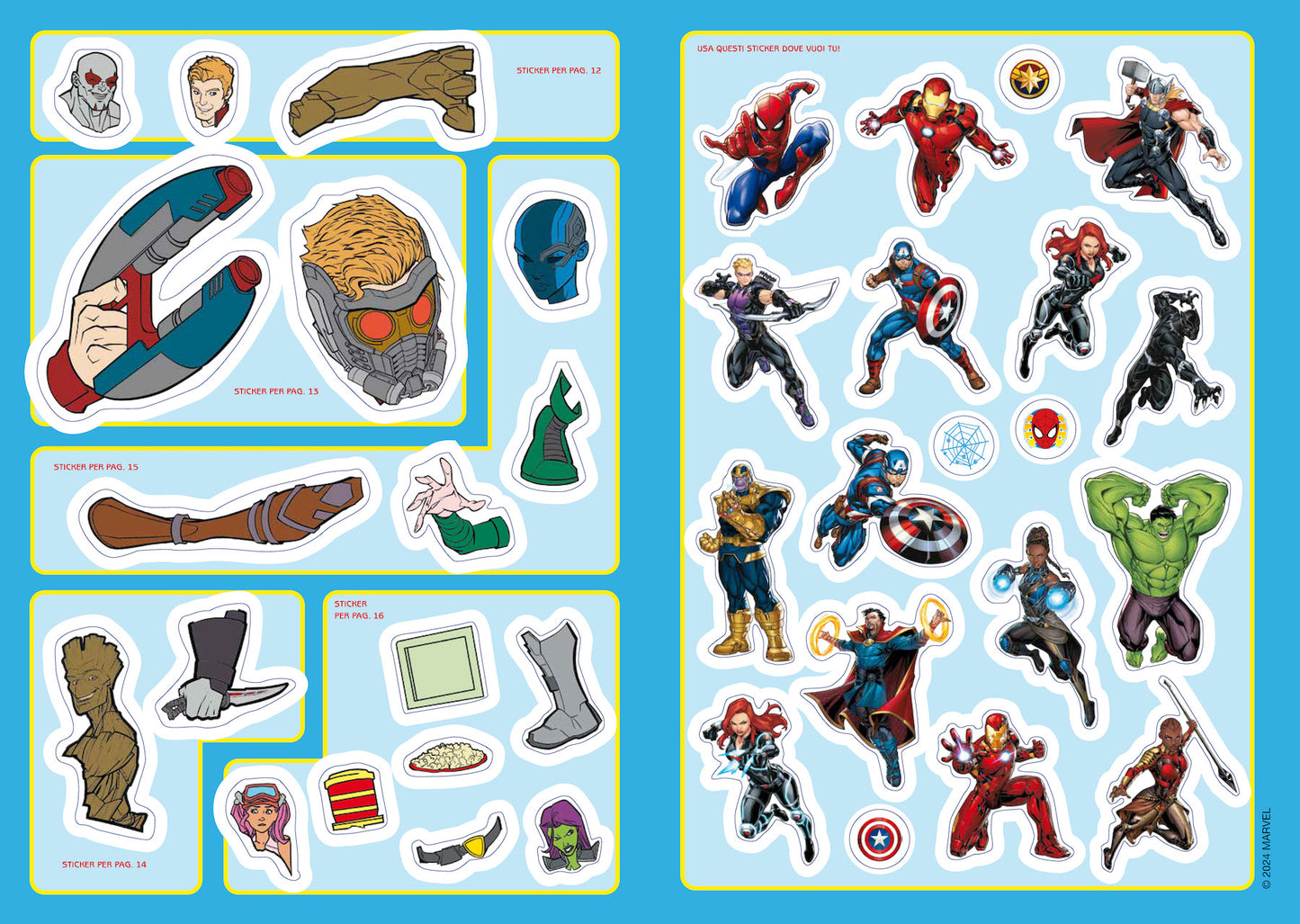 Marvel Staccattacca&colora::I tuoi supereroi
