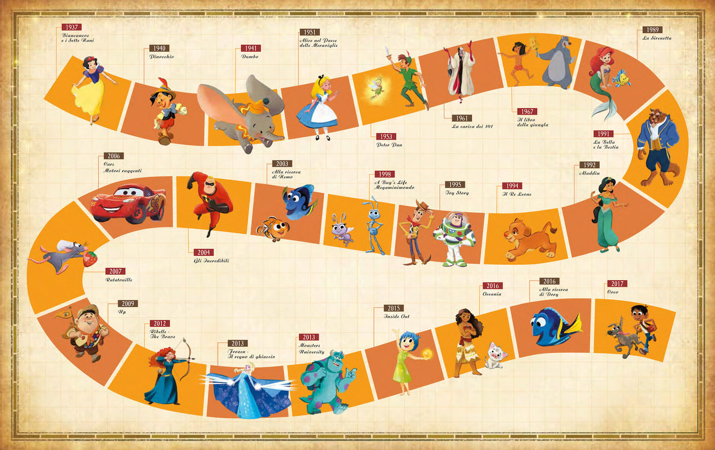 Grande libro delle mappe Disney::Una guida ai magici mondi Disney