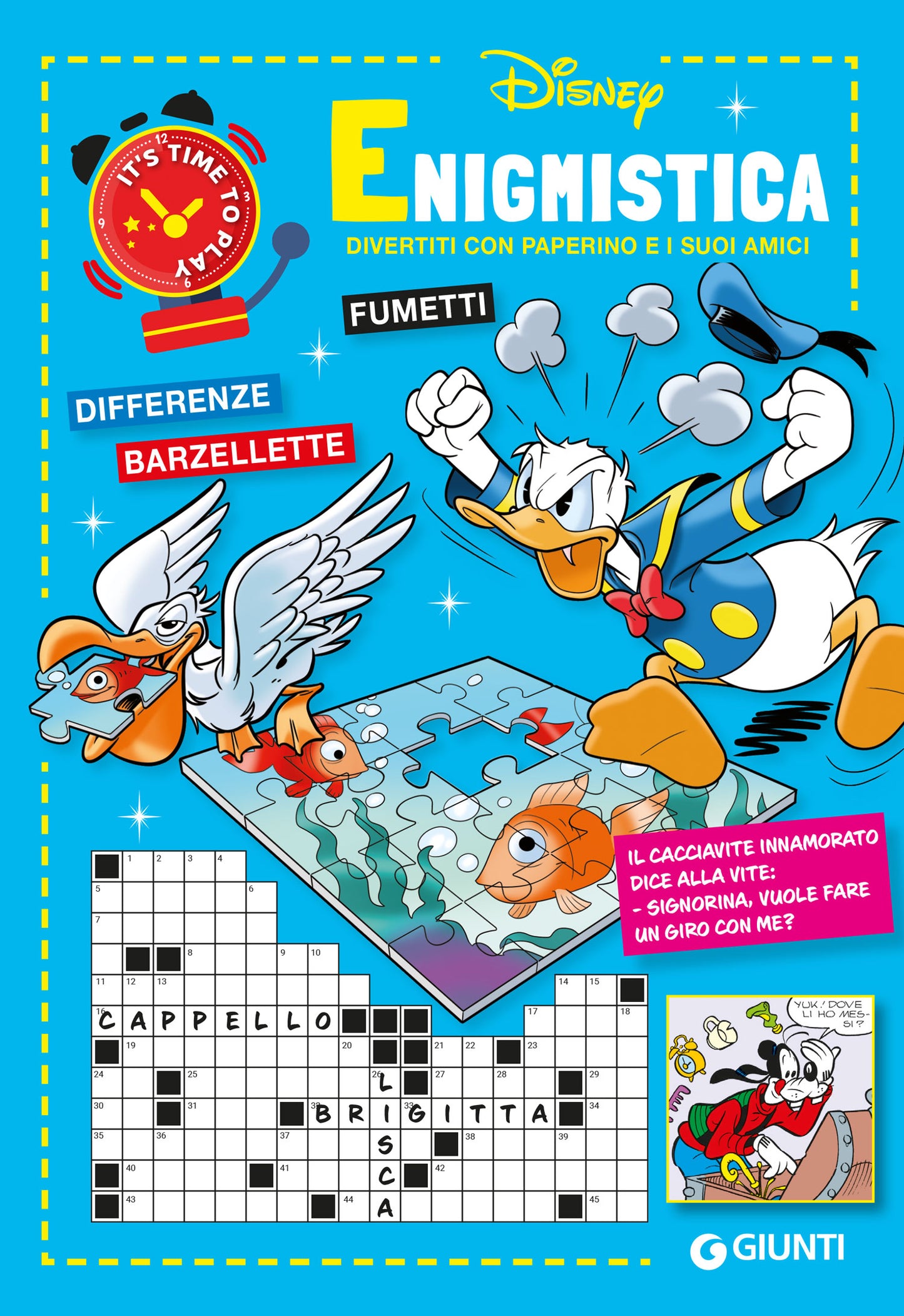 Enigmistica Disney Divertiti con Paperino e i suoi amici::Fumetti Differenze Barzellette