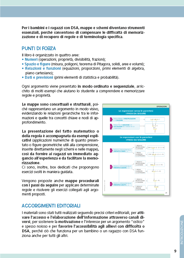 Il Diario delle regole di Matematica::Mappe, Schemi e tabelle