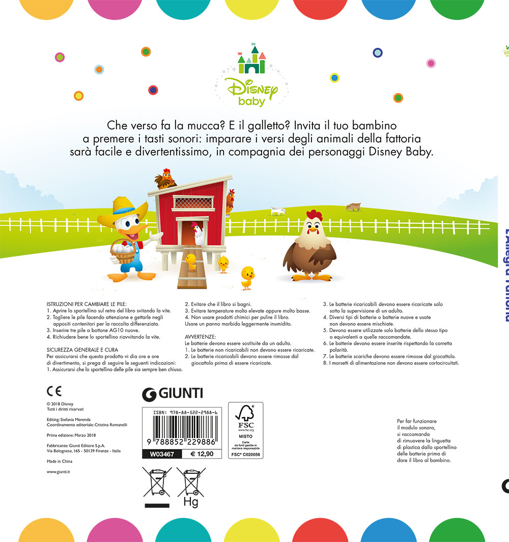 Premi e ascolta - Disney Baby. L'Allegra Fattoria
