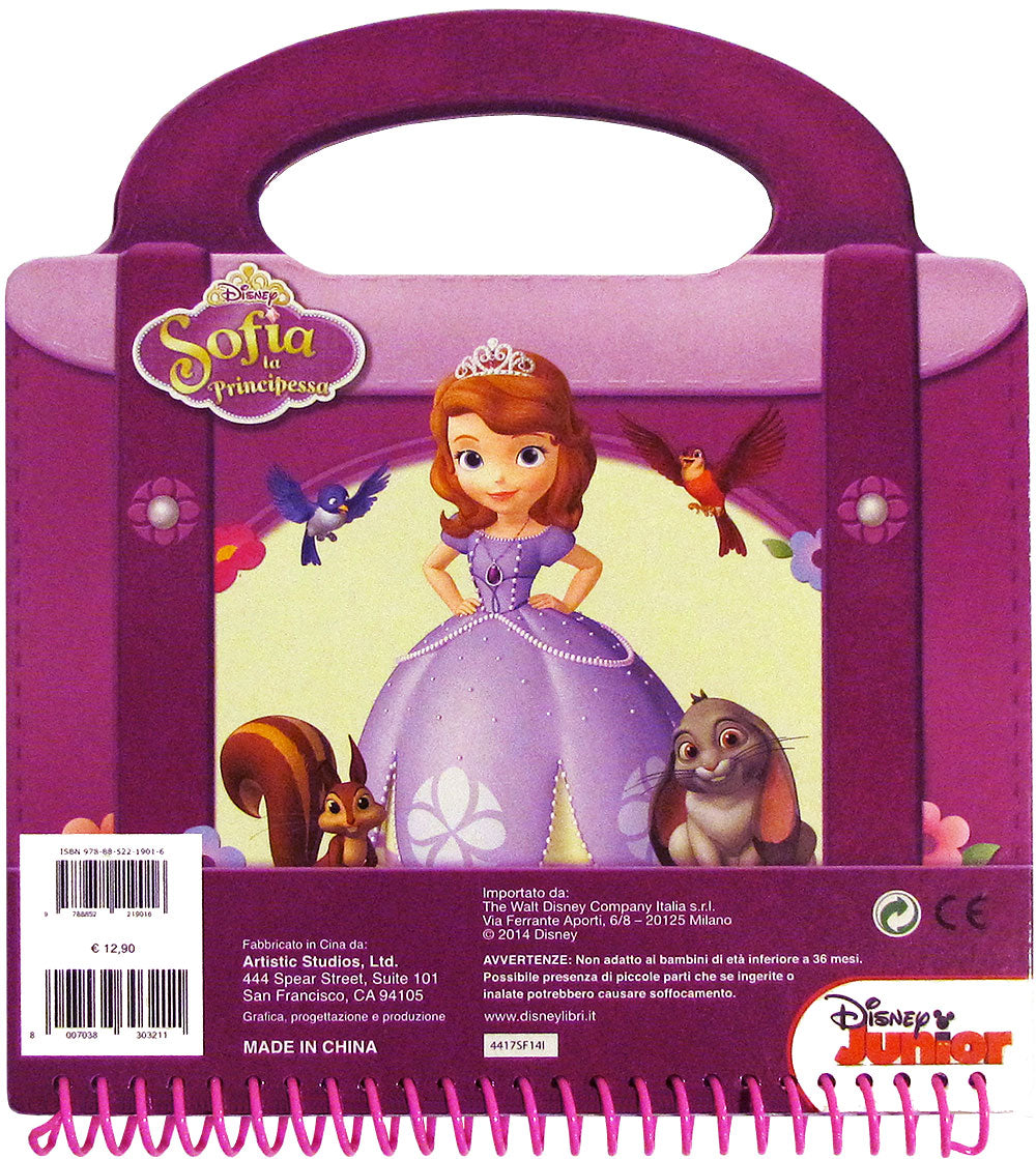 Sofia la Principessa - La Borsetta Fashion di Sofia::Contiene: 28 pagine di attività, 50 adesivi, 1 stencil, 19 figure da staccare