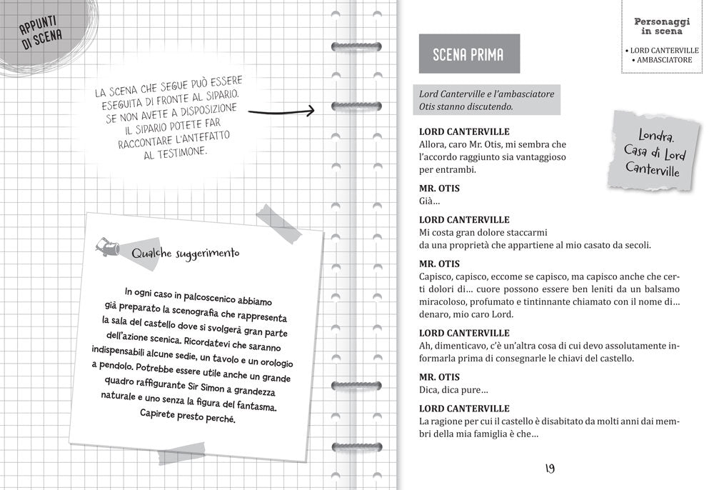 Il fantasma di Canterville::Testi teatrali per attori in erba