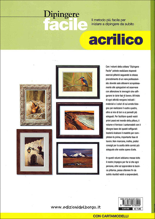 Dipingere facile - acrilico::Il metodo più facile per iniziare a dipingere da subito