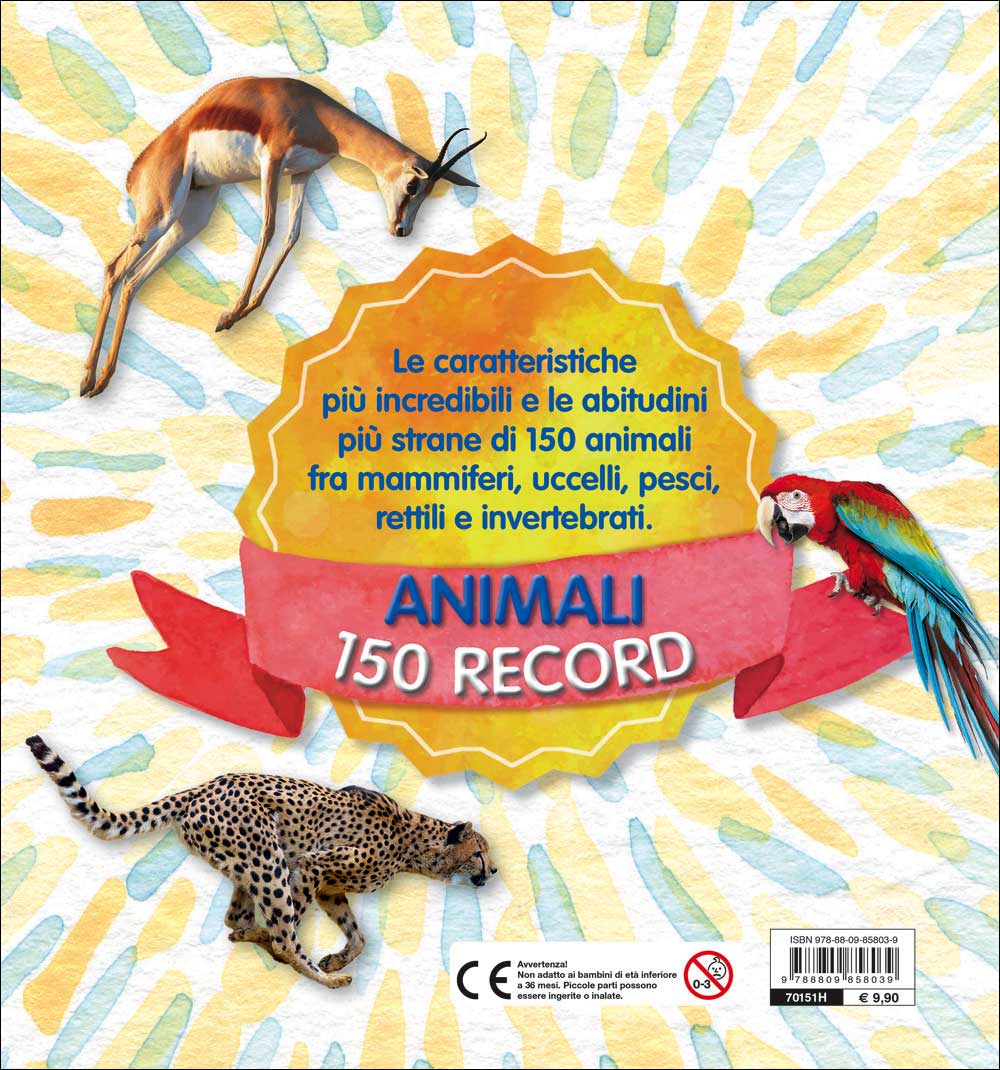 Animali 150 Record::Con stickers