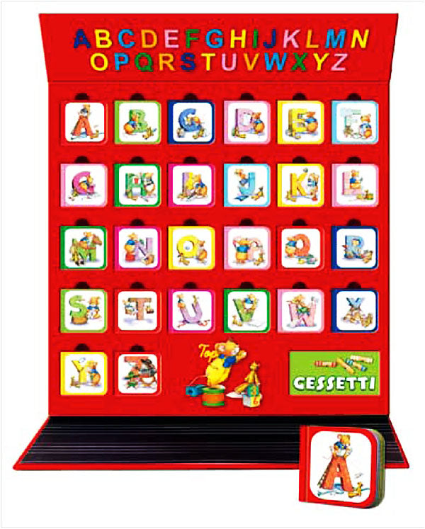 Scrivo e imparo l'alfabeto con Topo Tip - Valigetta::Con 26 libretti, con una lavagnetta e 4 gessetti colorati