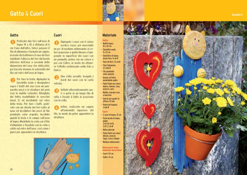 Semplici idee in legno per la casa ed il giardino::con 1 cartamodello