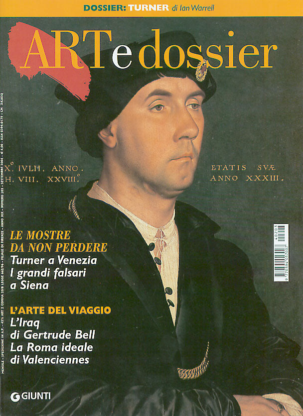 Art e dossier n. 203, settembre 2004::allegato a questo numero il dossier: TURNER