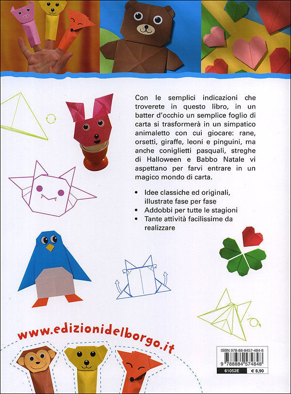 Origami semplici per bambini::Corso per imparare l'arte degli origami