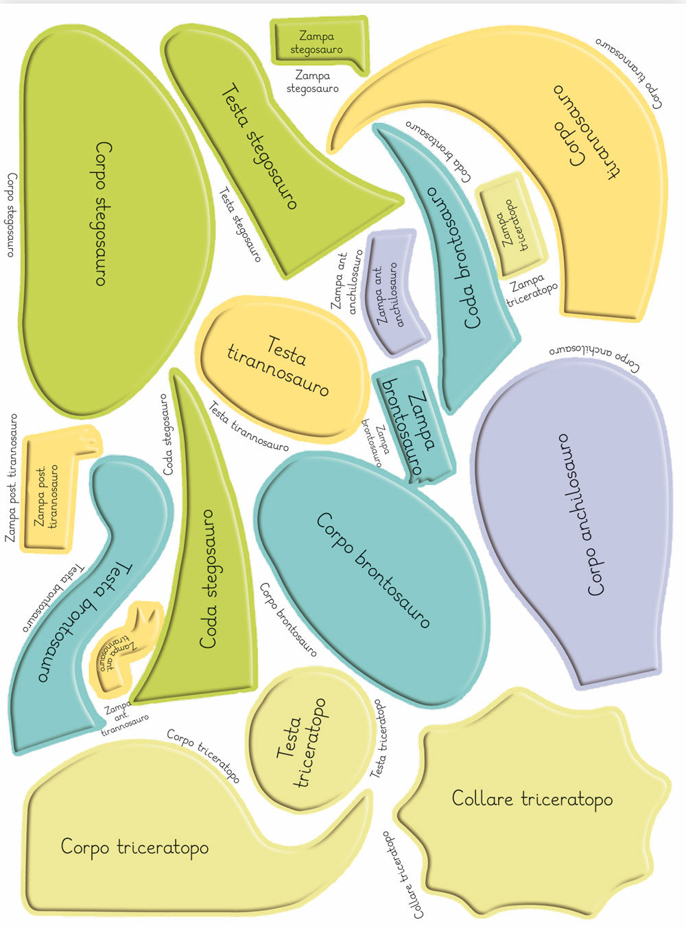 COME DISEGNARE DINOSAURI::Con più di 58 sagome per disegnare in modo facile e divertente!
