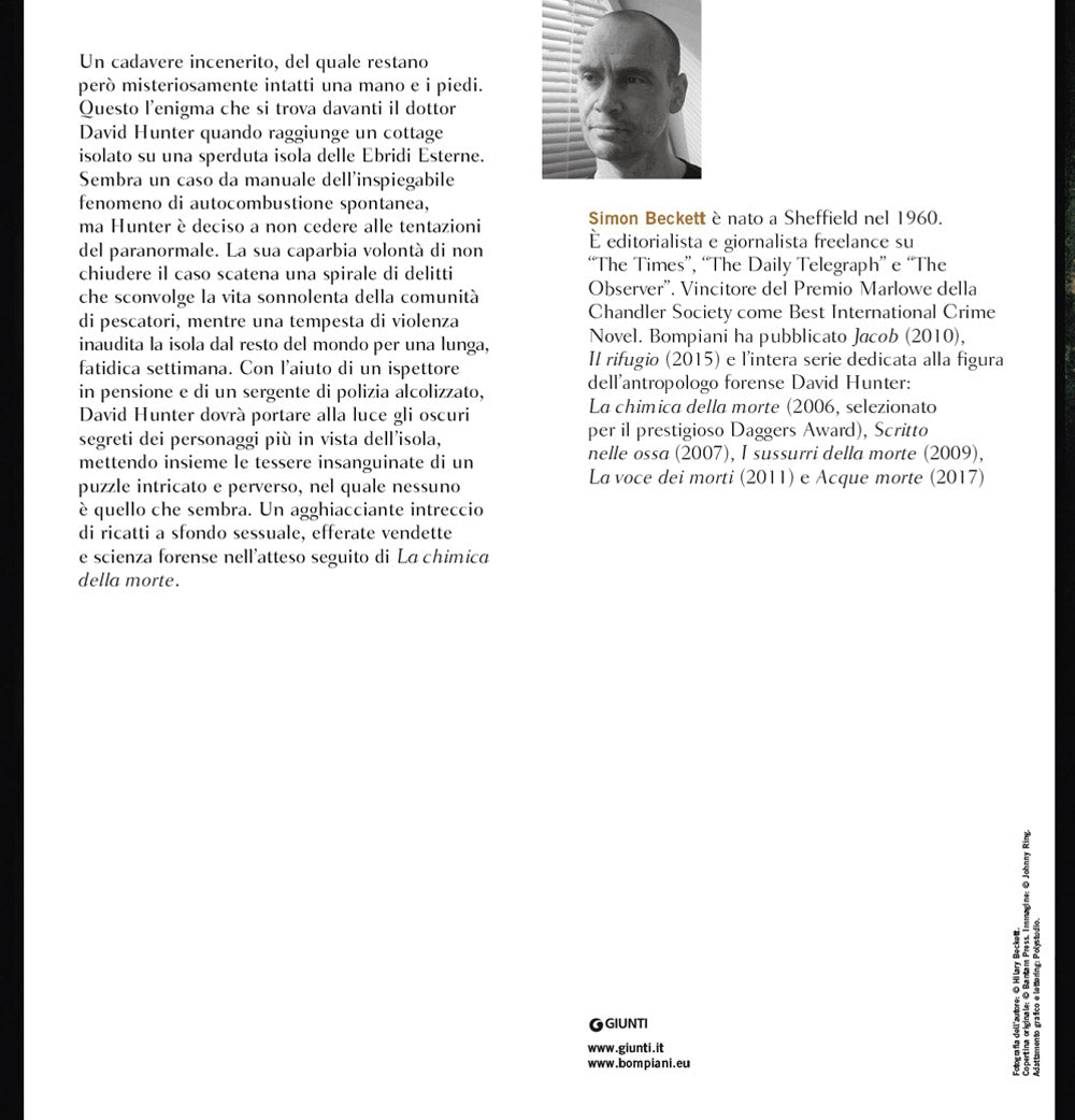 Scritto nelle ossa::Un'indagine di David Hunter