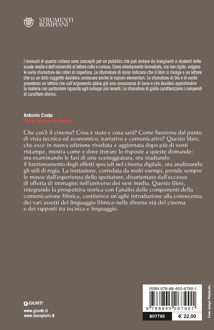 Saper vedere il cinema::Nuova edizione riveduta e aggiornata