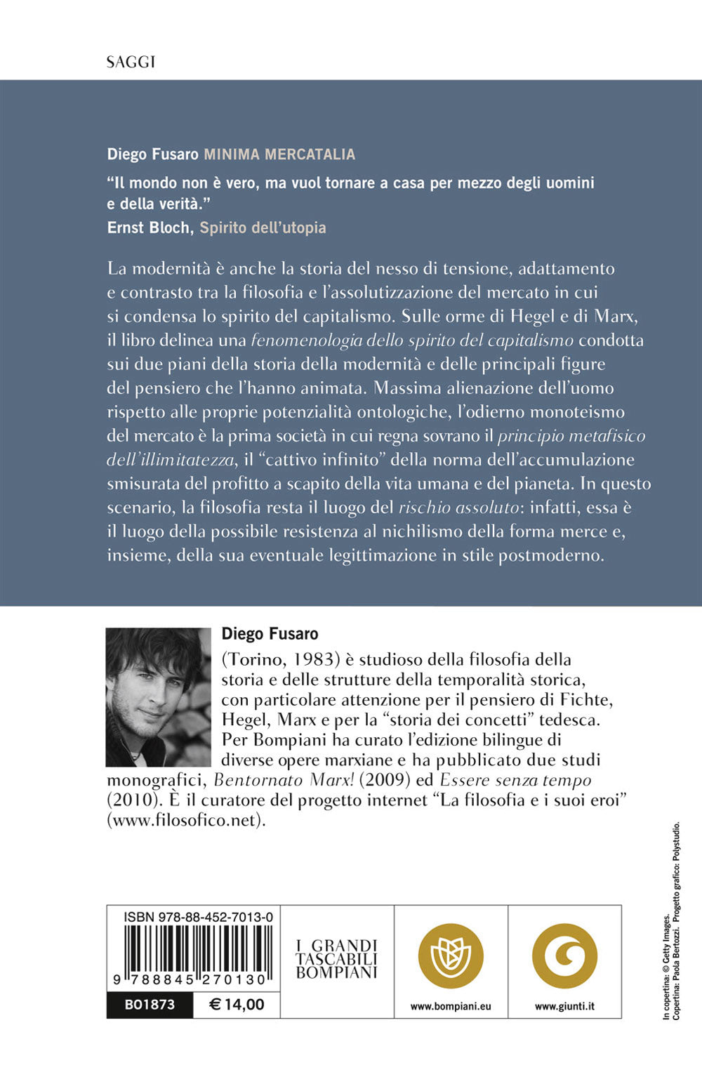 Minima mercatalia. Filosofia e capitalismo::Saggio introduttivo di Andrea Tagliapietra