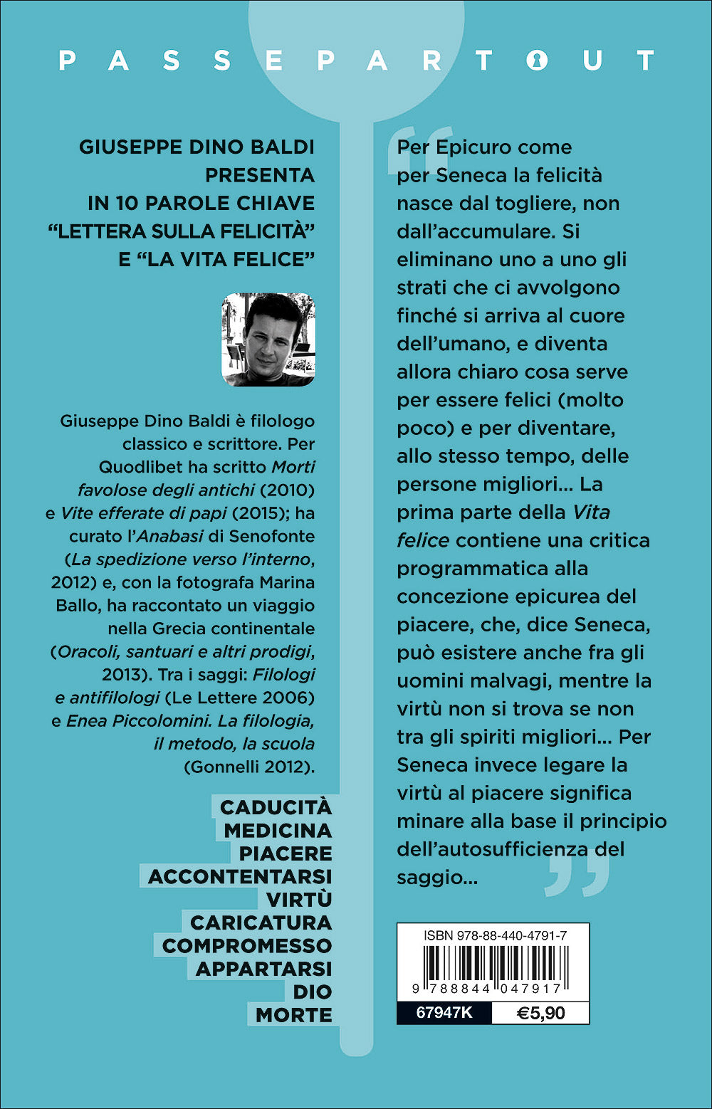 Lettera sulla felicità - La vita felice::Testo greco e latino a fronte