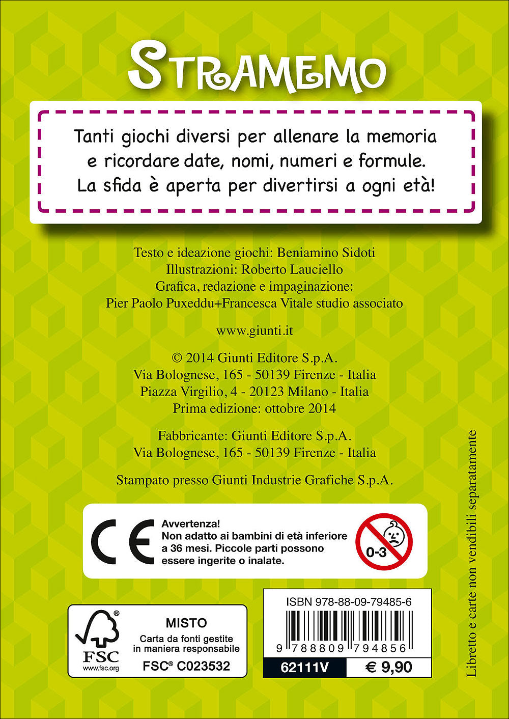 Stramemo::Per tutta la famiglia! 50 carte per allenare la memoria!