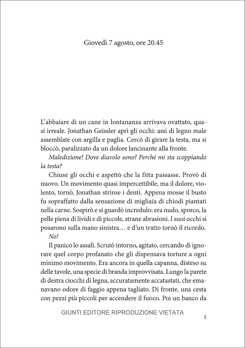 Ascolta o muori::Thriller