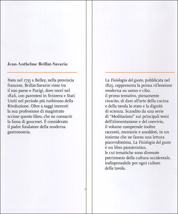Fisiologia del gusto::o Meditazioni di gastronomia trascendente - Con un commento di Carlo Petrini