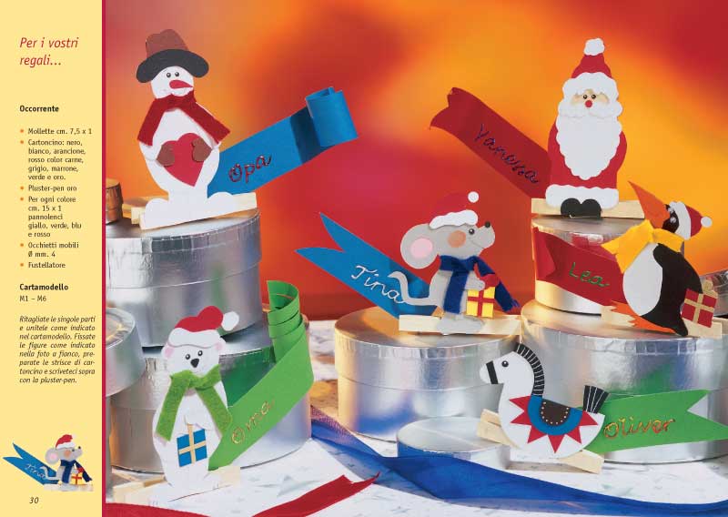 Creare a Natale con le mollette di legno