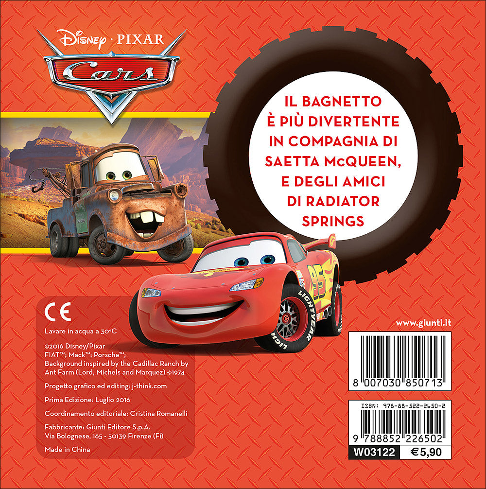 Il libro bagnetto - Cars