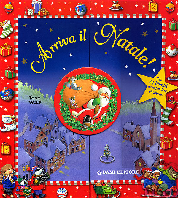 Arriva il Natale::Un calendario d'avvento con 24 libretti da appendere all'albero!