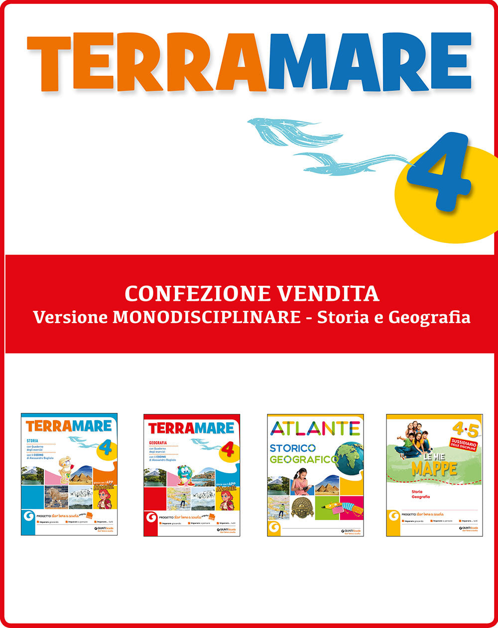 Terramare 4 - Confezione vendita - VERSIONE MONODISCIPLINARE - STORIA E GEOGRAFIA