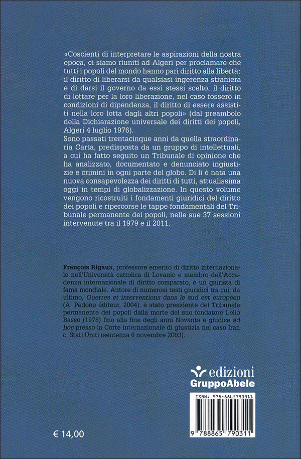 I diritti dei popoli e la Carta di Algeri