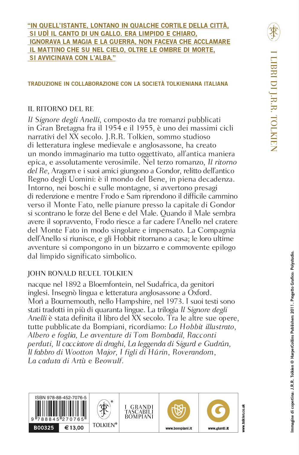 Il ritorno del Re. Il Signore degli Anelli. Vol. 3