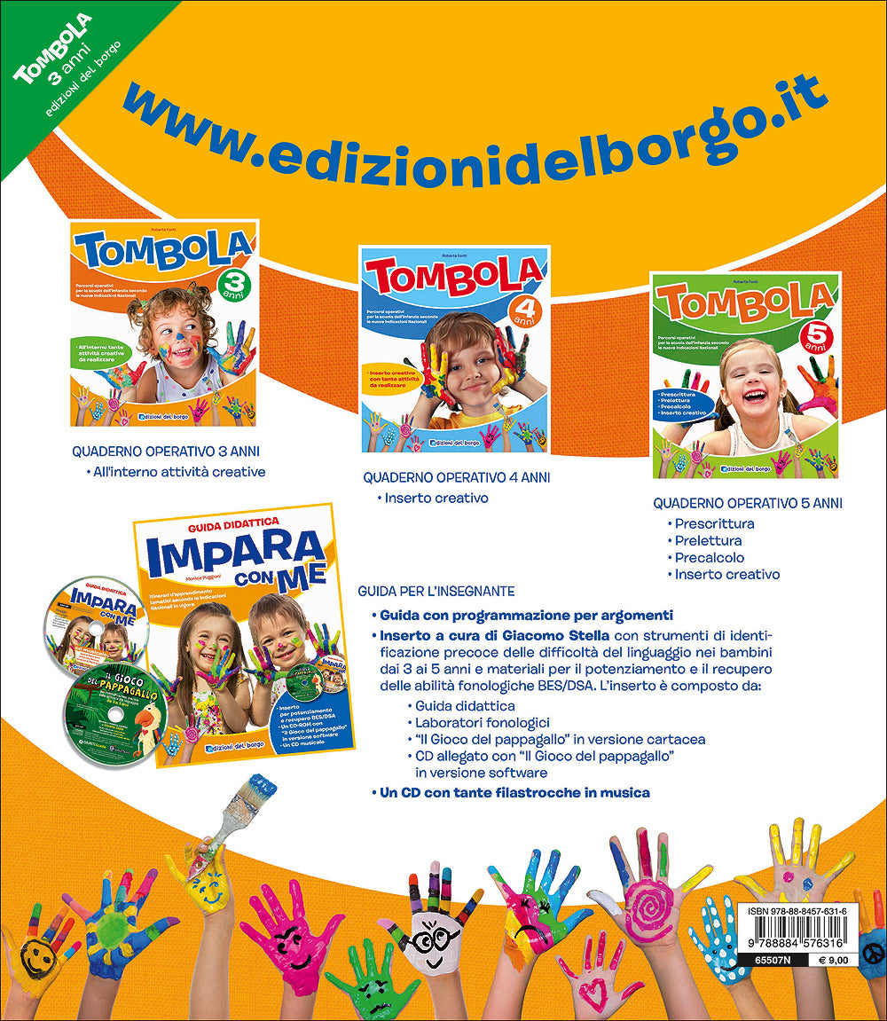 Tombola - 3 anni::Percorsi operativi per la scuola dell'infanzia secondo le nuove Indicazioni Nazionali - All'interno tante attività creative da realizzare