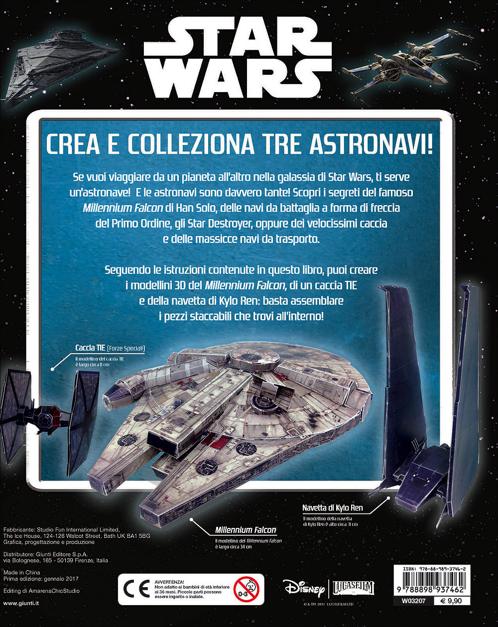 Superattivi - Star Wars. Astronavi di carta::Crea la tua collezione di navi di Star Wars ''Il risveglio della forza''