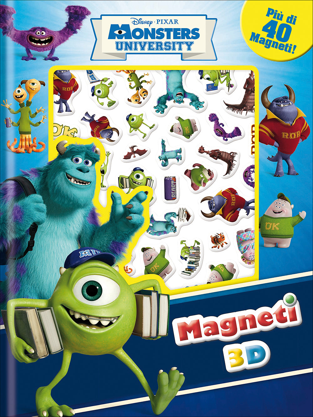 Magneti 3D - Monsters University::Più di 40 magneti!