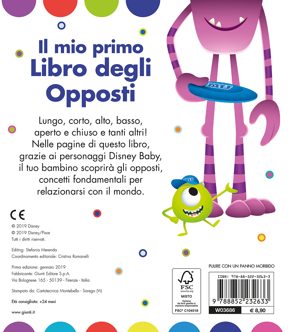 Disney Baby - Il mio primo libro degli opposti