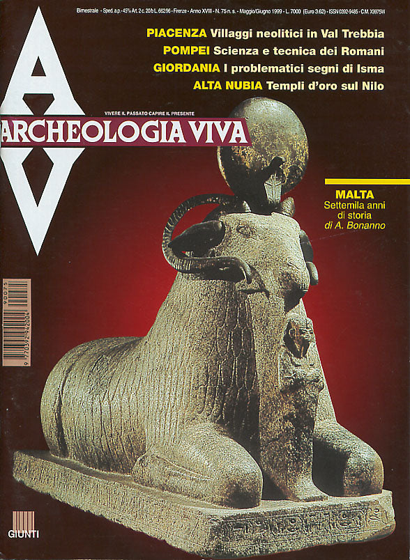 Archeologia Viva n. 75 - maggio/giugno 1999::Rivista bimestrale