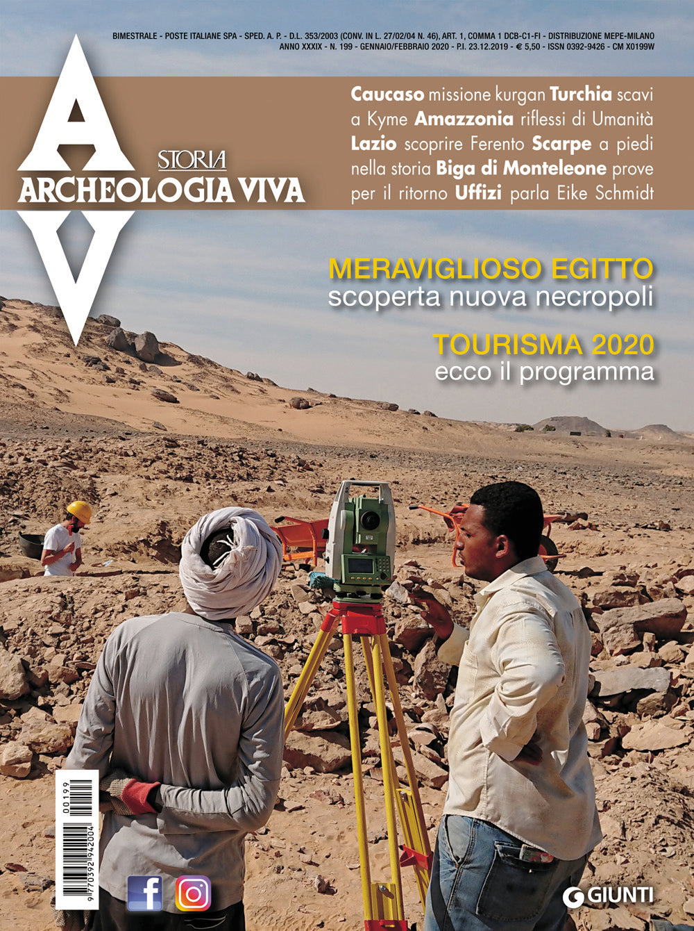 Archeologia Viva n. 199 - gennaio/febbraio 2020::Rivista bimestrale