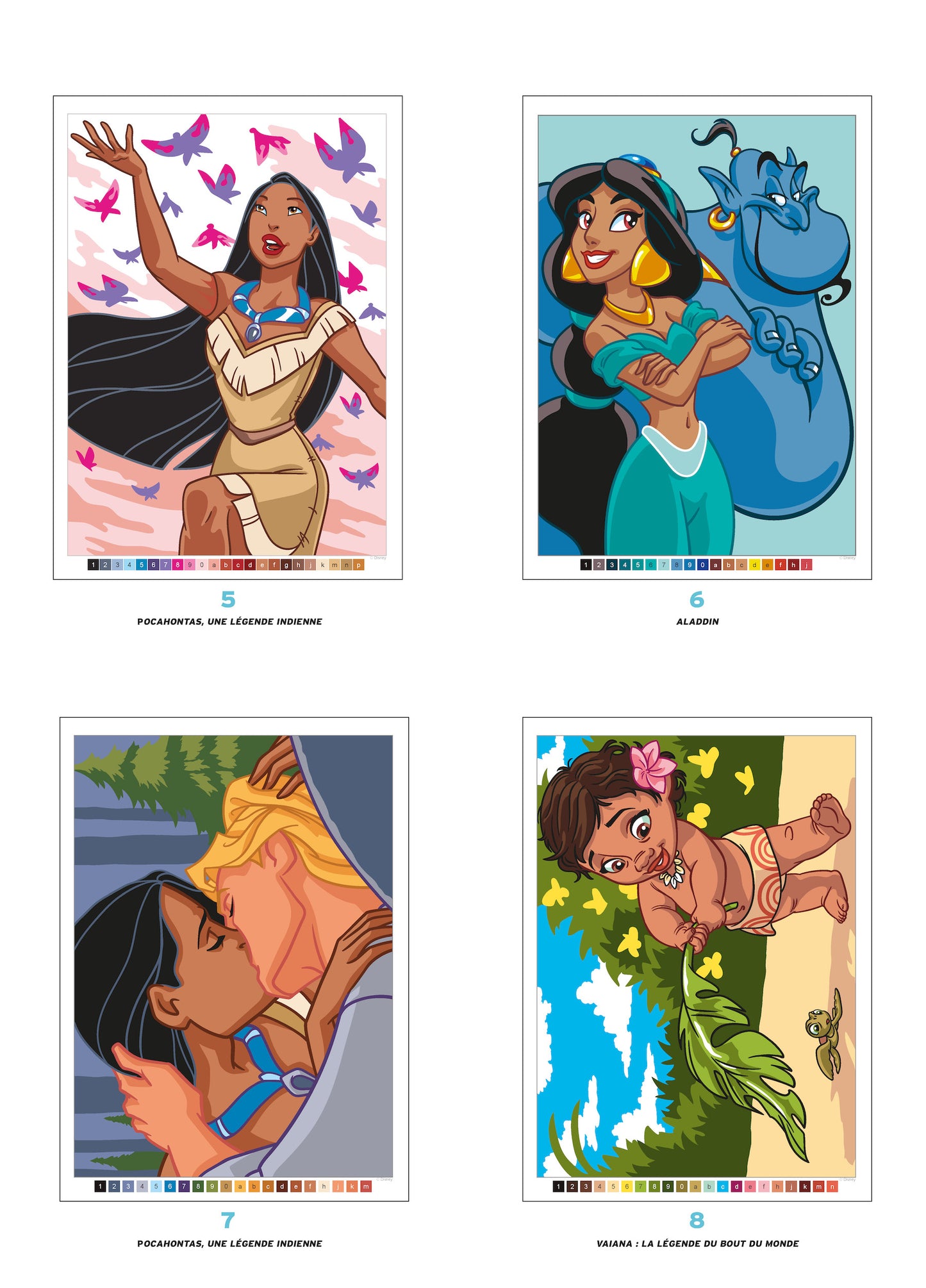 PRINCIPESSE Colori Misteriosi Disney Princess::Arteterapia Libro da colorare per adulti