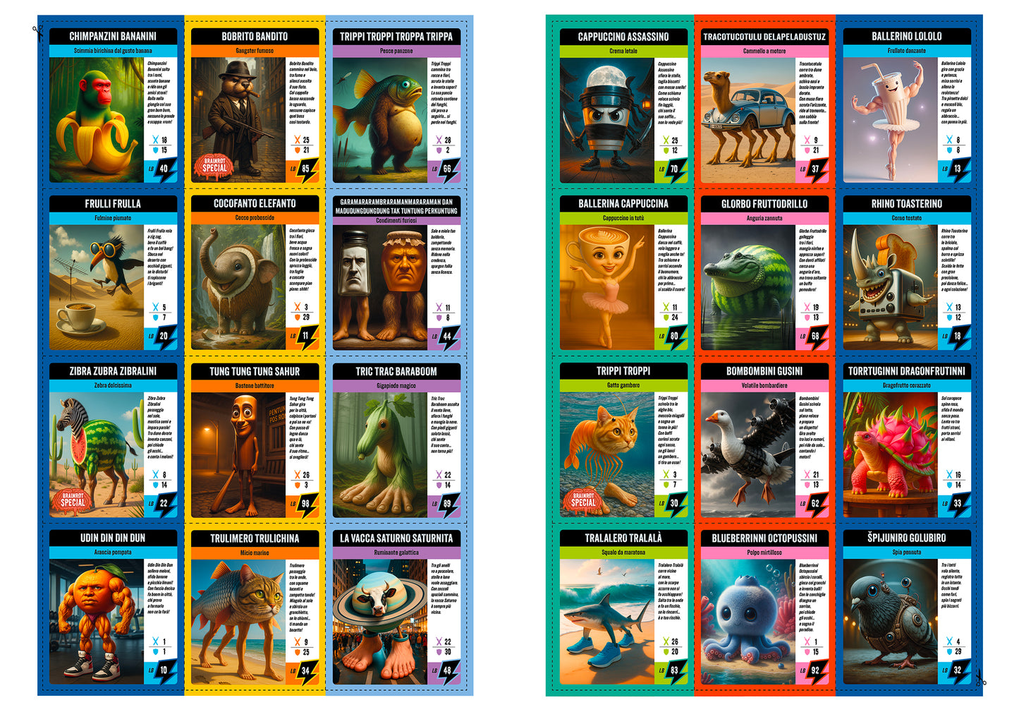 Brainrot Challenge. Card Book