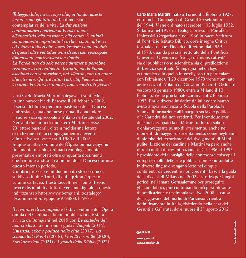 Il cammino di un popolo::Lettere pastorali e programmatiche