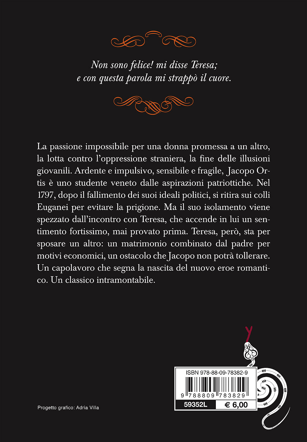 Ultime lettere di Jacopo Ortis::Versione integrale