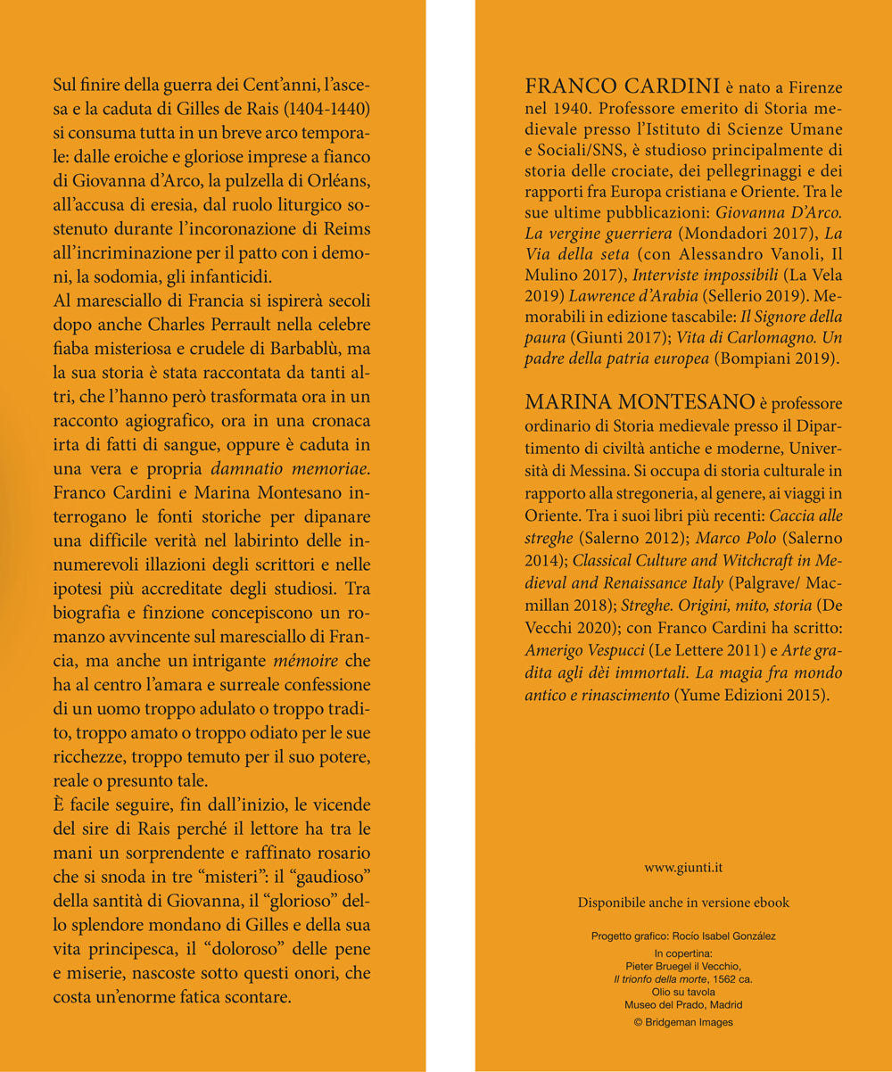 L'uomo dalla barba blu::Gilles de Rais e Giovanna D’Arco nel labirinto delle menzogne e delle verità