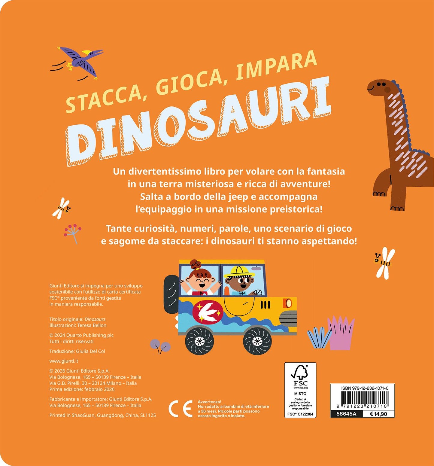 Dinosauri. Stacca, gioca, impara