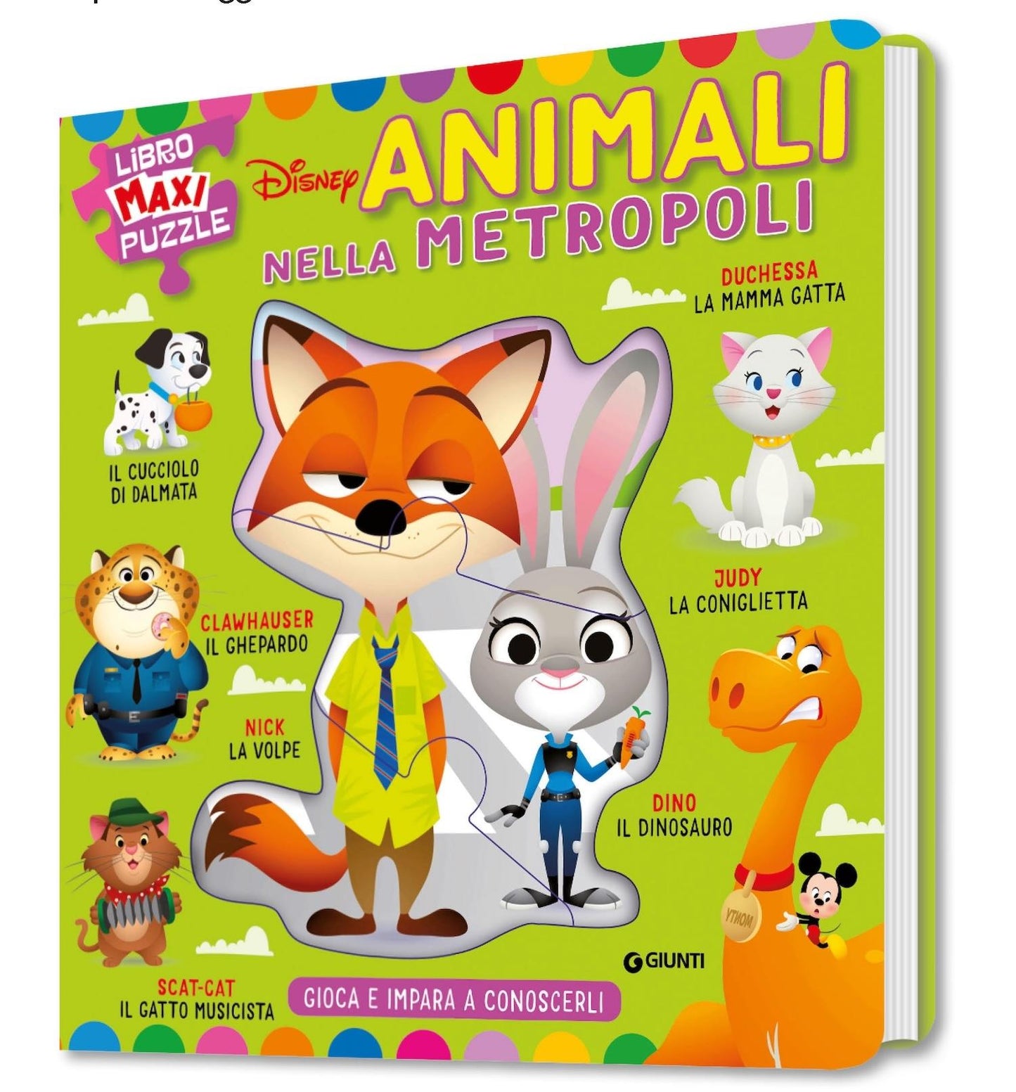 Animali nella metropoli Libro Maxi Puzzle::Gioca e impara a conoscerli