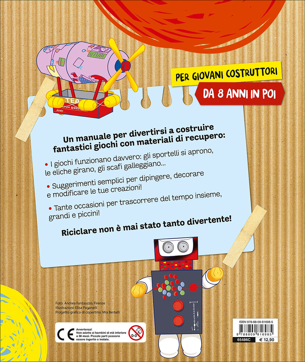 Rompiamo le scatole!::Tante idee per creare riciclando - Con 2 pagine di stickers