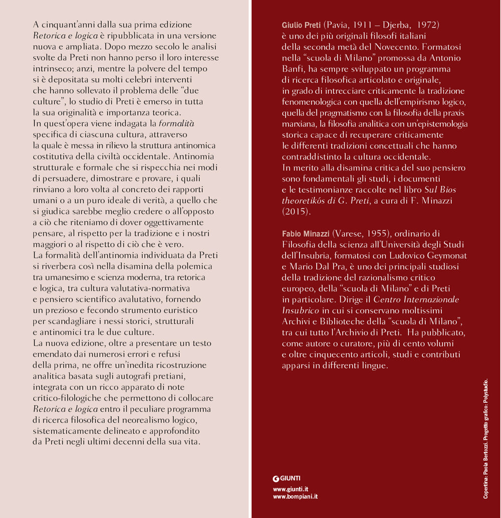 Retorica e logica::Le due culture - Nuova edizione