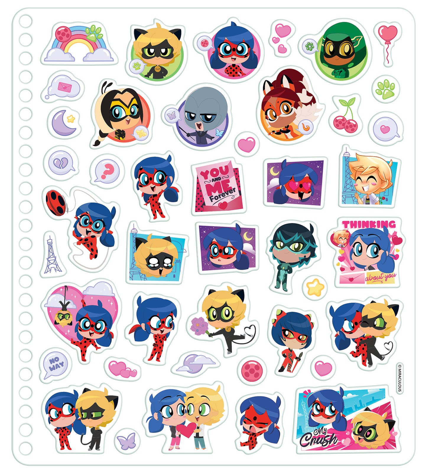 Miraculous. Puffy sticker. My lucky scrapbook