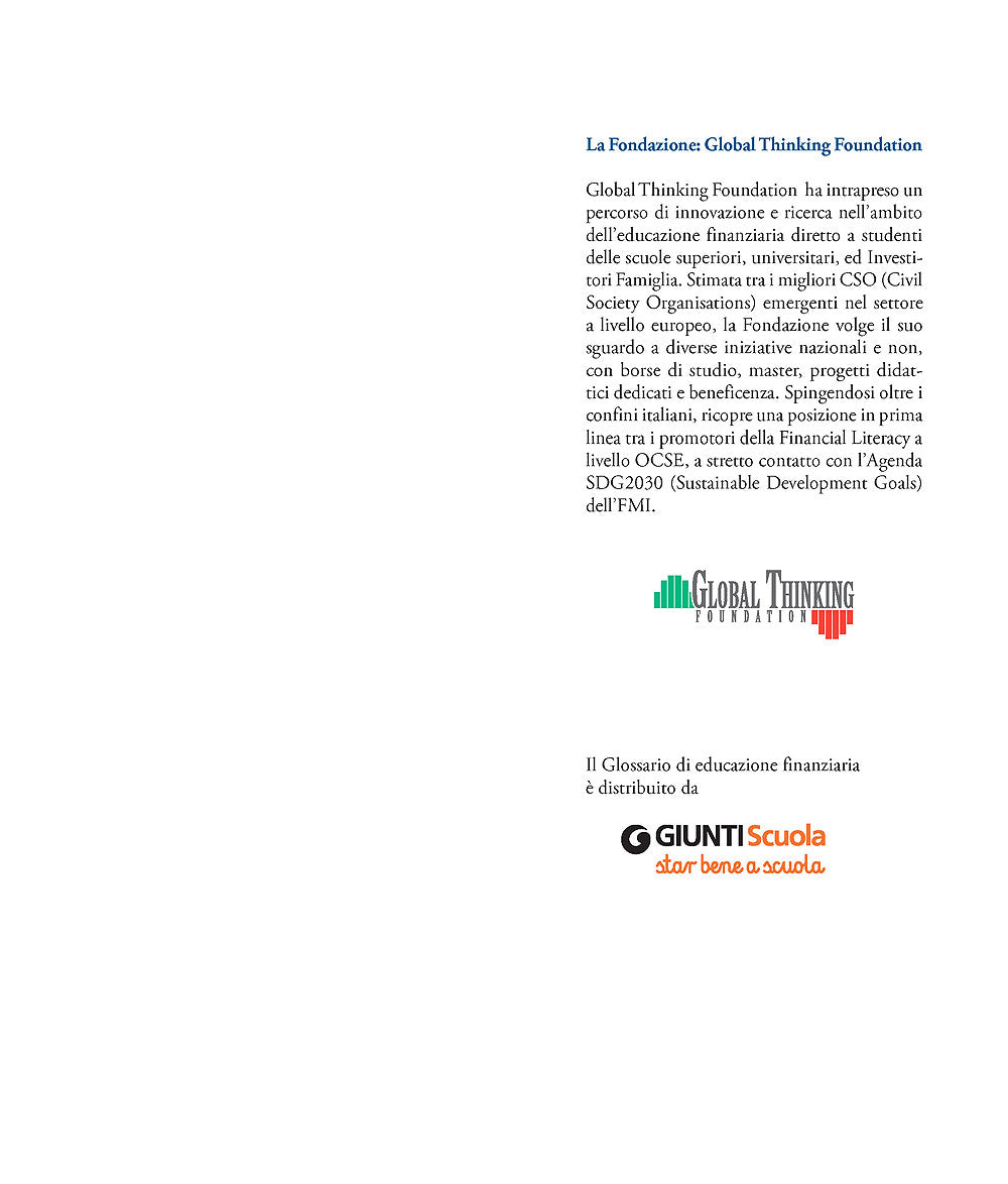 Parole di economia e finanza::Glossario di educazione finanziaria - II edizione aggiornata