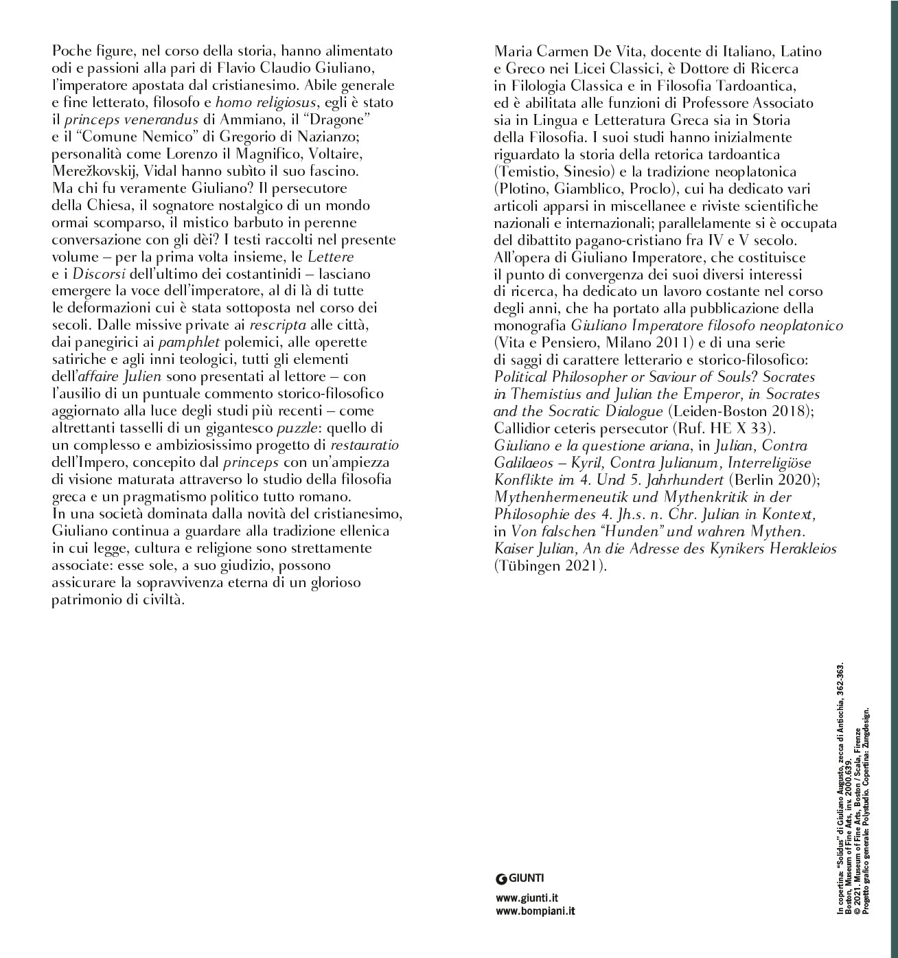 Lettere e discorsi::Testo greco a fronte
