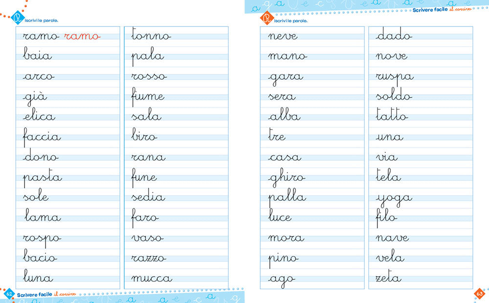 Scrivere in corsivo