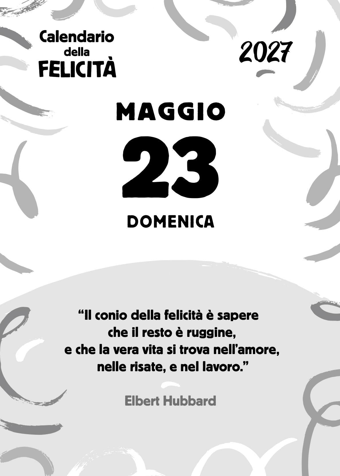 Calendario della Felicità 2007
